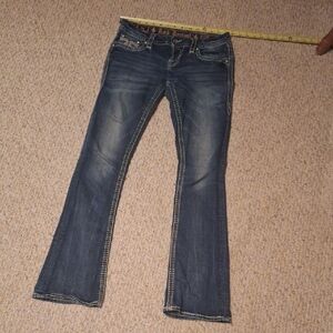 Rock Revival Dark Blue Flare Jeans